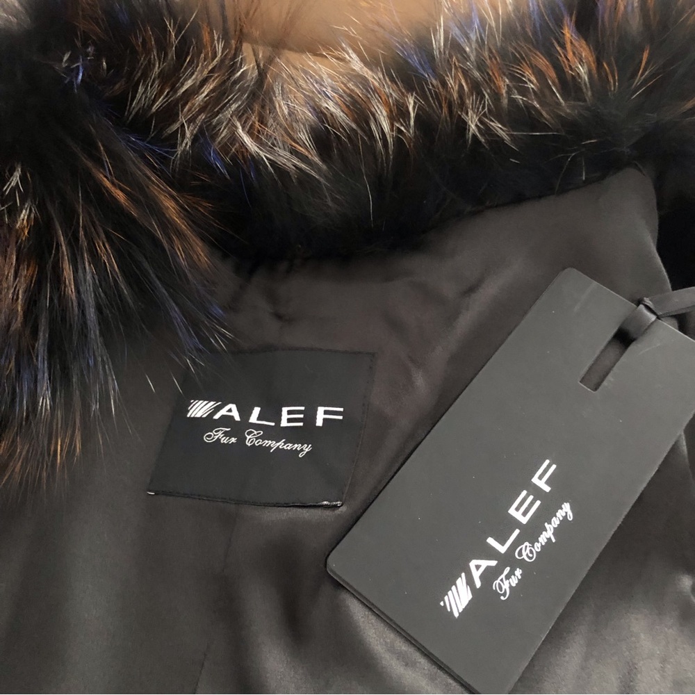NWT Silver Fox CERTIFIED 100% real FUR COAT - Picture 9 of 16